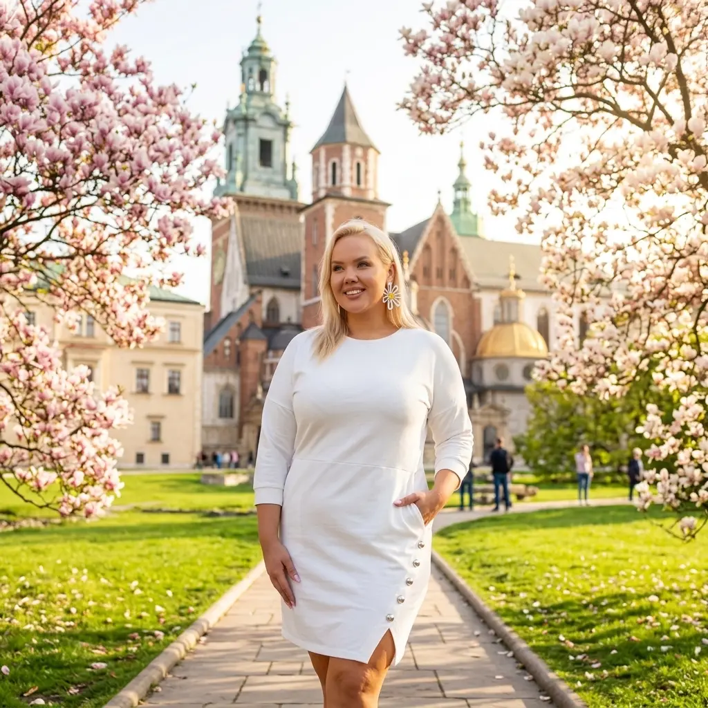 Romantyczne sukienki na wiosnę w rozmiarach Plus Size od Sharmin